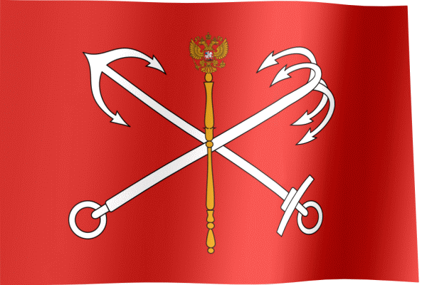 Флаг Санкт-Петербурга